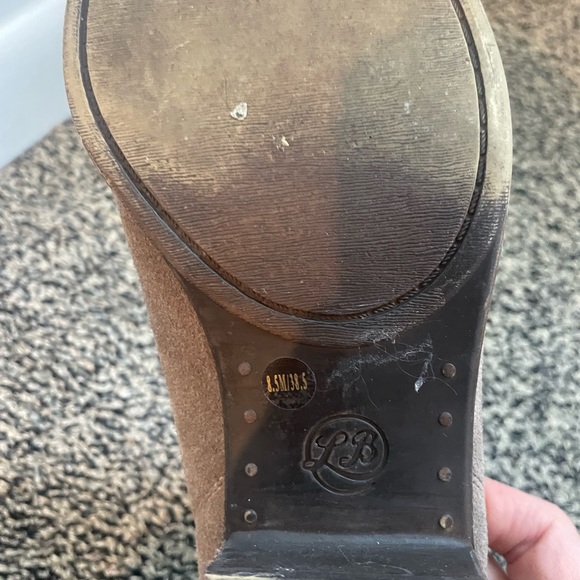 Lucky Brand Brown Suede Fall Booties Women’s Size 8.5 - Picture 6 of 6